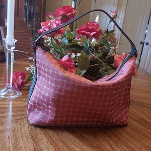 Vintage Kate Spade Pink Noel Dot Print Barbiecore Handbag